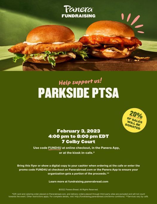 PTSA Panera Flyer
