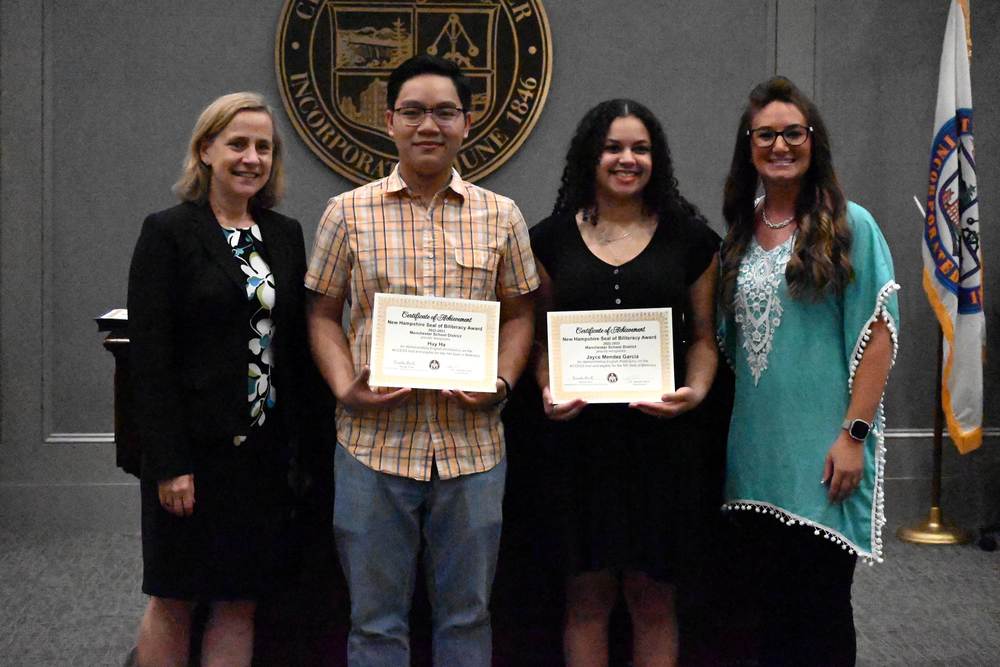 students were recognized for achieving the seal of biliteracy 