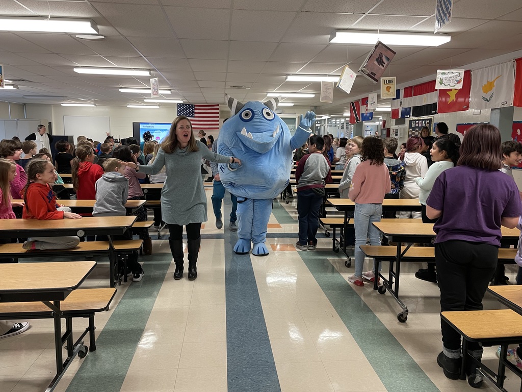 McDonough students had a special visitor today: Snargg from iReady.  