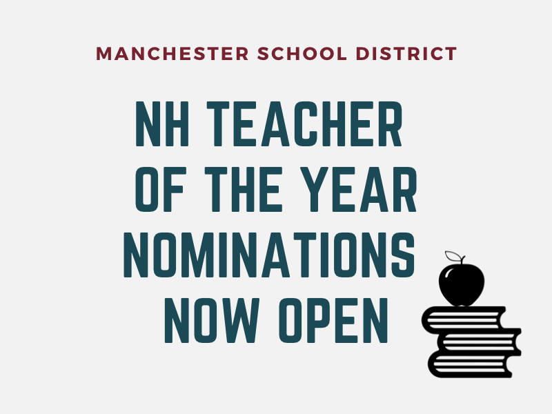 graphic - NH Teacher of the Year Nominations now open 