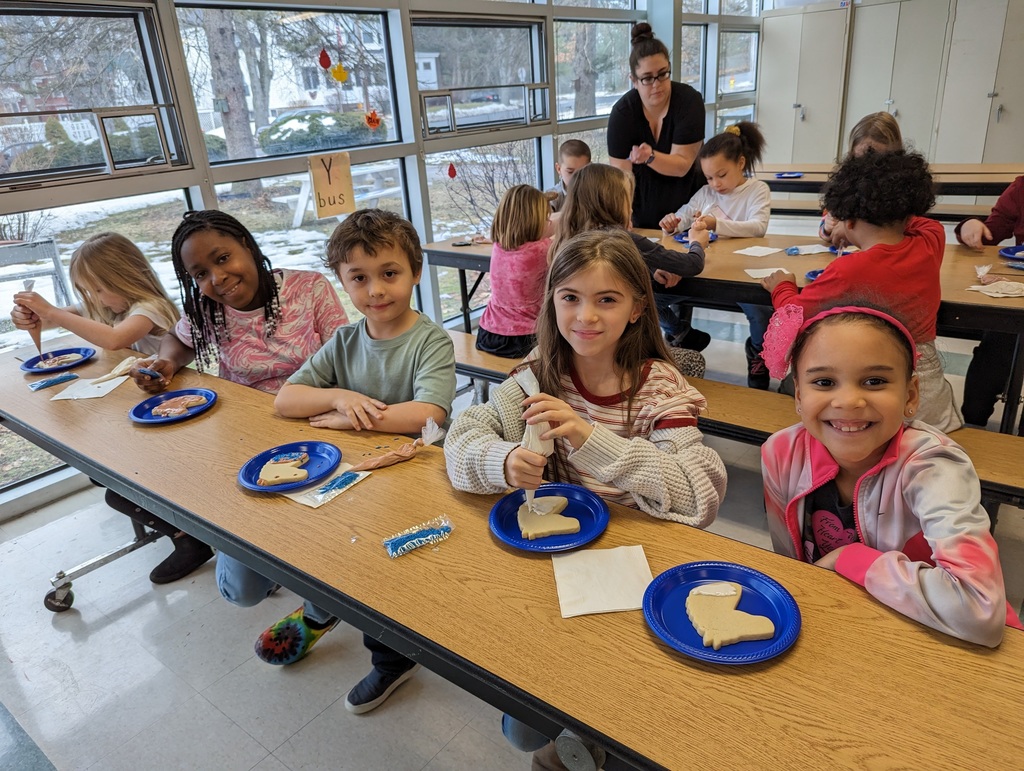 Mrs. DaRosa's Kindergarten Class and Mrs. Accorto's Third Grade Class brought in the most pounds of coins and won a cookie decorating party!