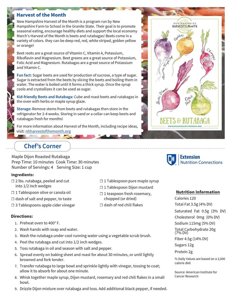 Nourish - A healthy living newsletter for Granite Staters 