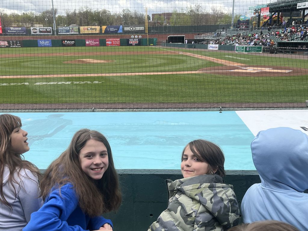 4th and 5th grade Student Council members visited Fisher Cat Stadium!