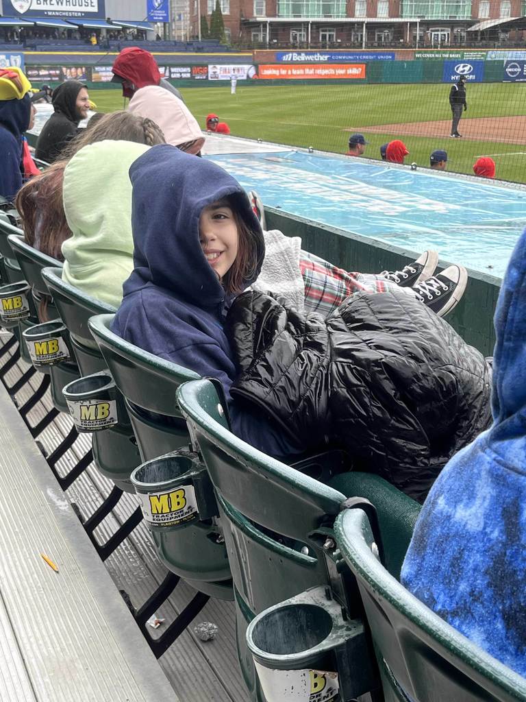 4th and 5th grade Student Council members visited Fisher Cat Stadium!